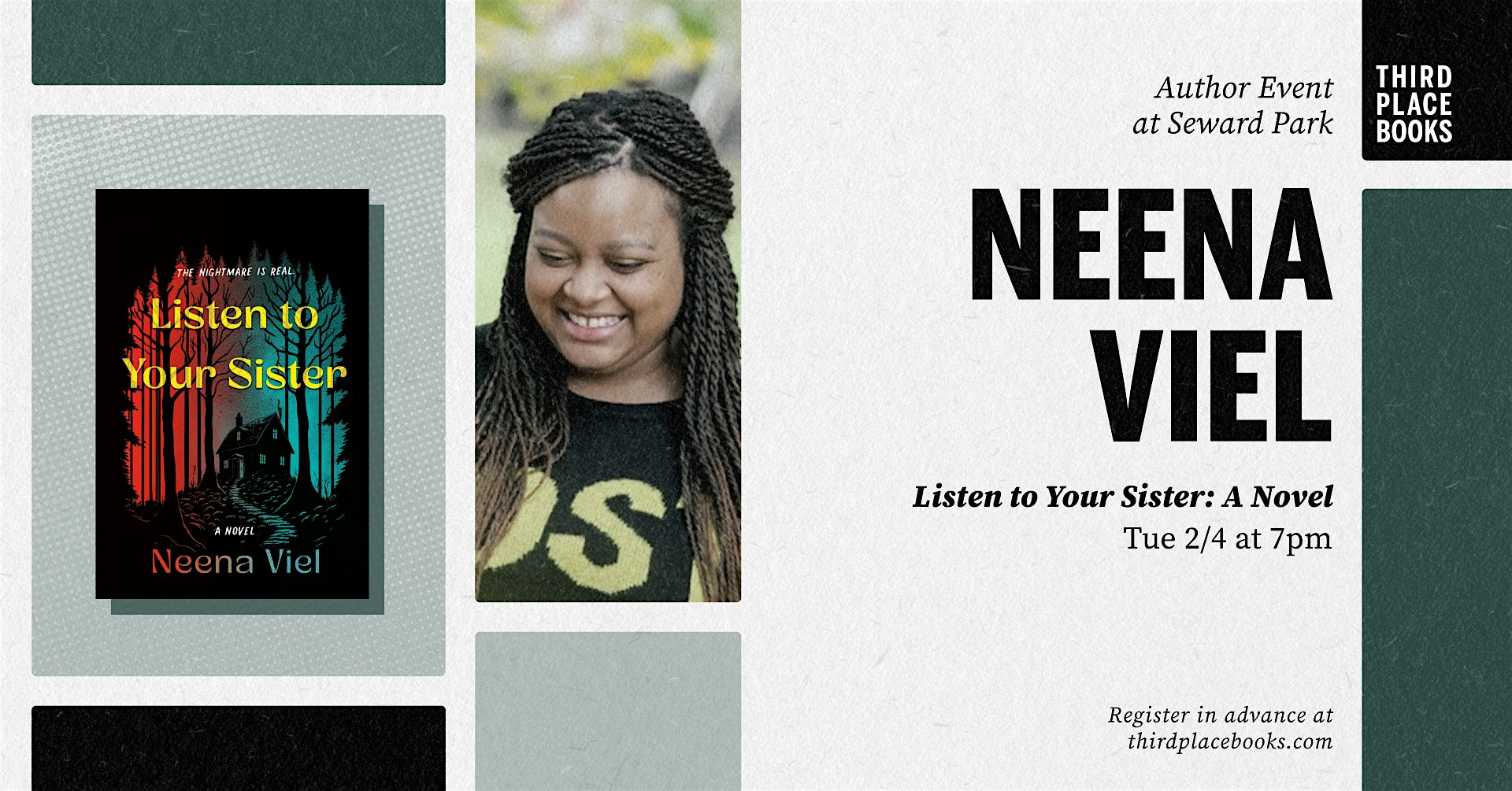 Neena Viel presents ‘Listen to Your Sister: A Novel’ – Seattle, WA