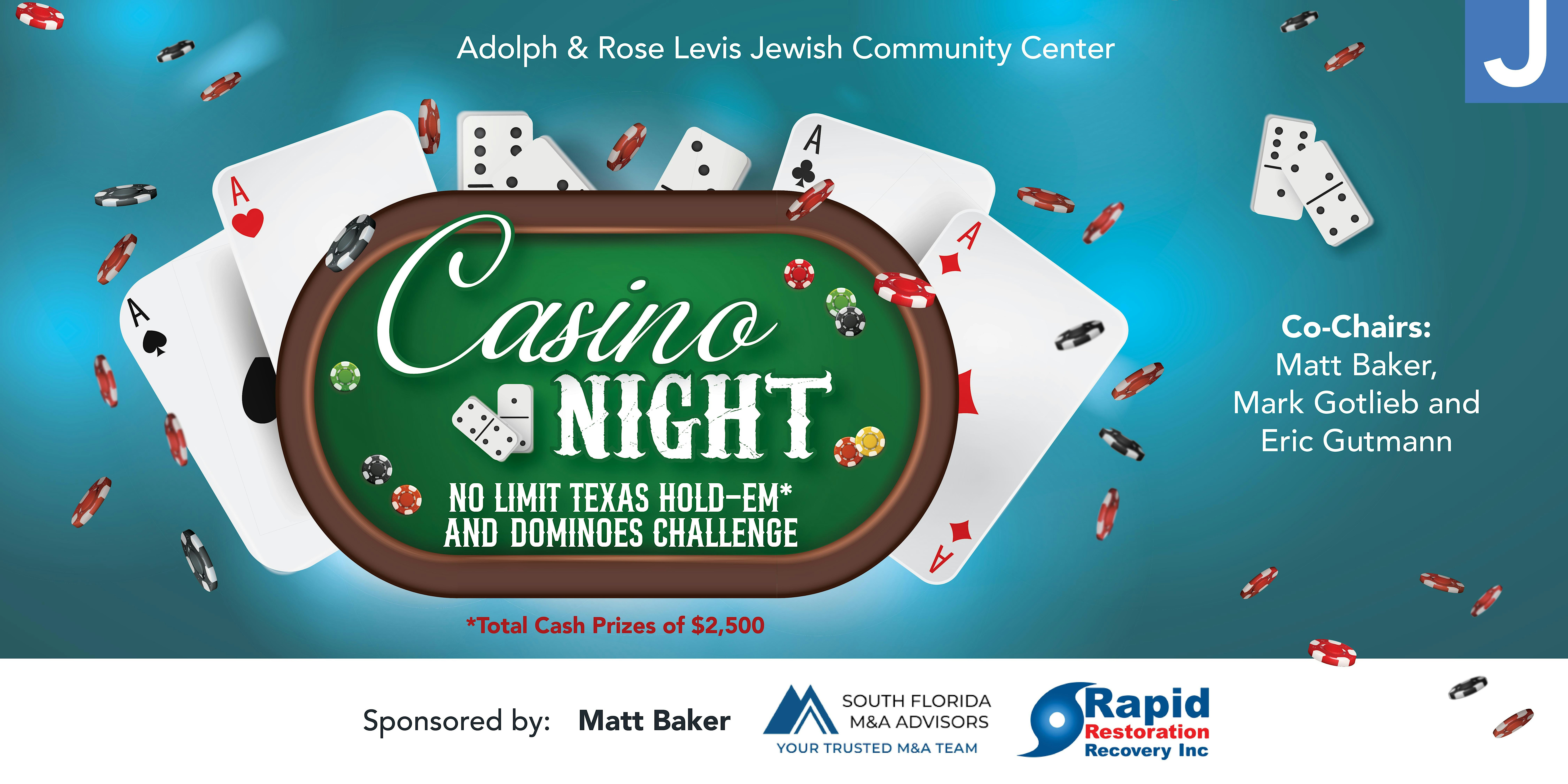 Adolph & Rose Levis JCC Casino Night – Delray Beach, FL