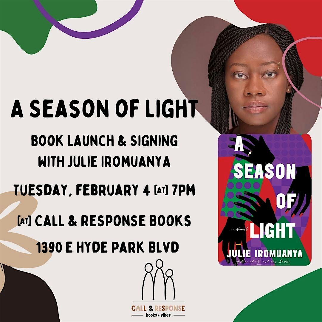 Book Launch and Signing: A Season of Light by Julie Iromuanya – Chicago, IL