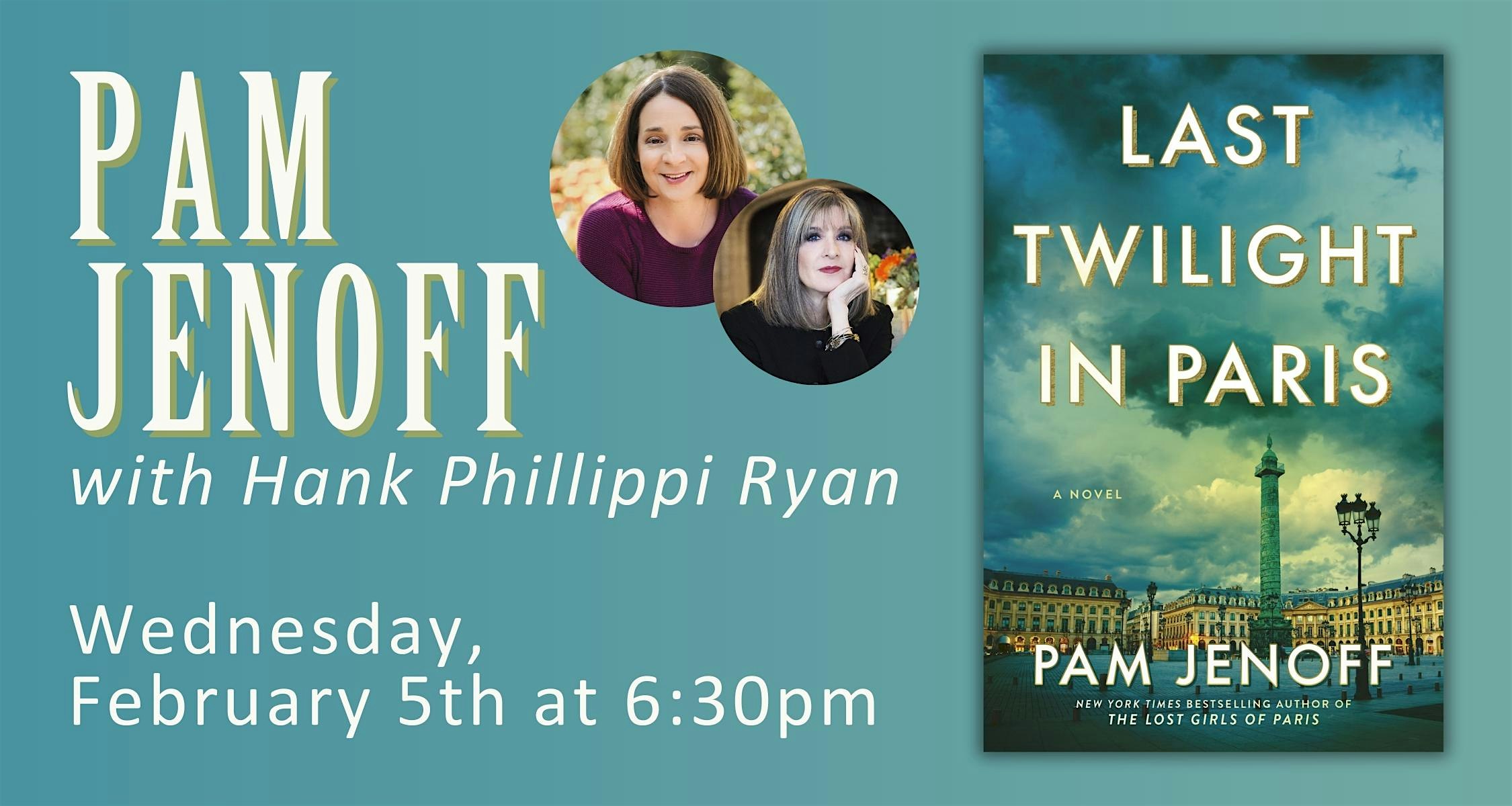 Pam Jenoff with Hank Phillippi Ryan – Plainville, MA