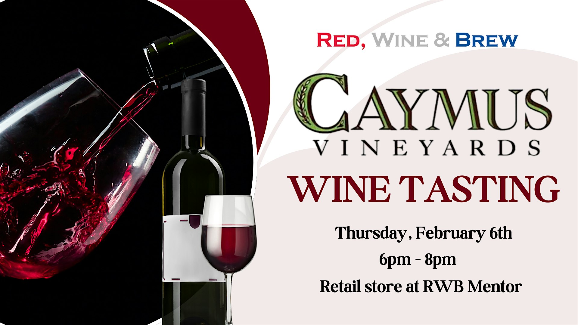 Caymus Vineyards Wine Tasting – Mentor, OH