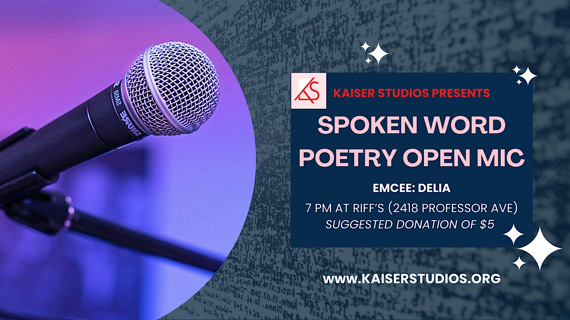 Spoken Word: Poetry Open Mic Nights – Cleveland, OH