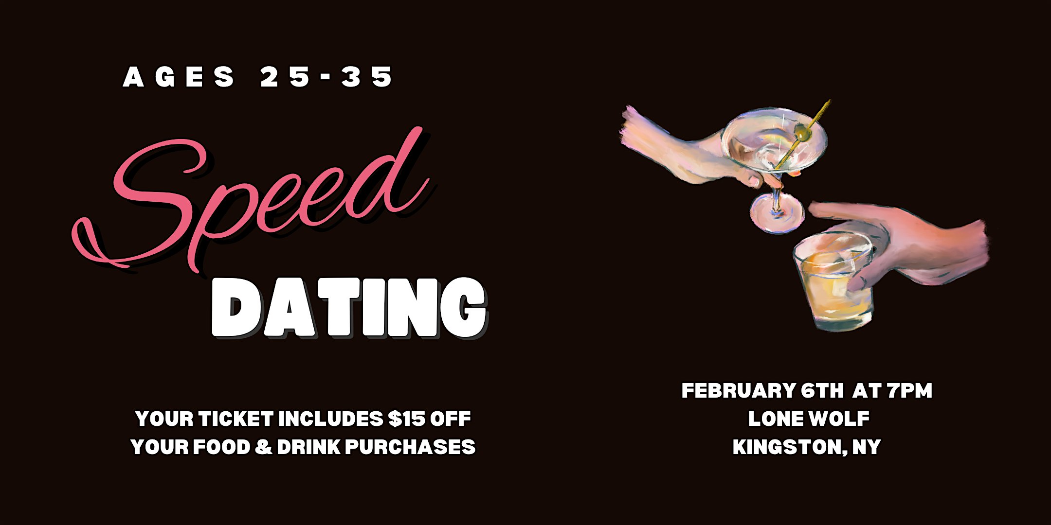 Speed Dating (ages 25-35) Kingston, NY – Kingston, NY