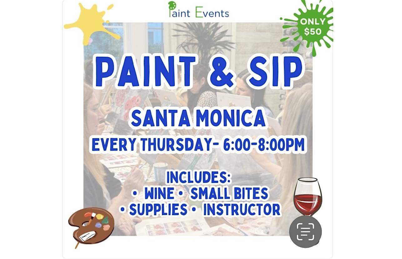 Santa Monica Paint and Sip – Santa Monica, CA