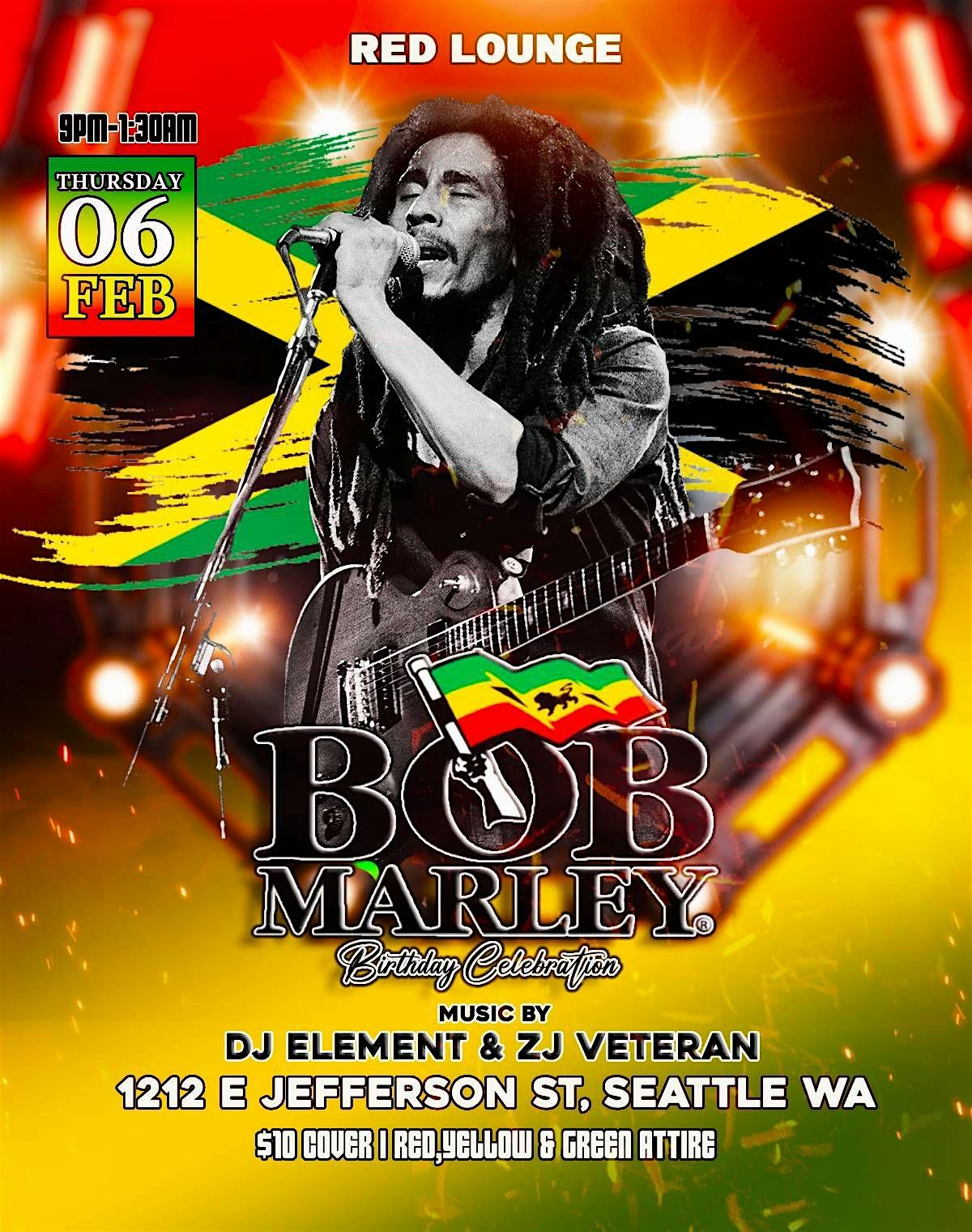 Bob Marley’s 80th Birthday Celebration – Seattle, WA