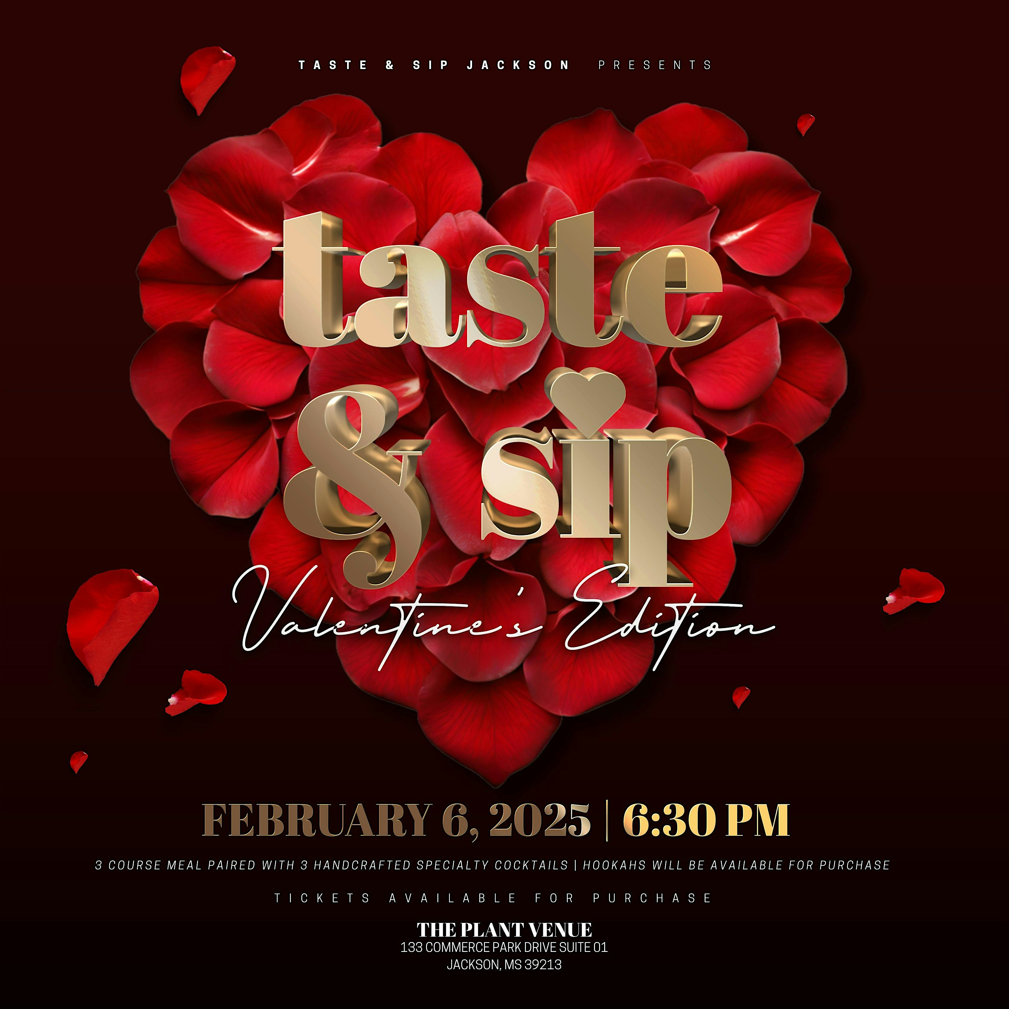 Taste & Sip: Valentines Edition – Jackson, MS