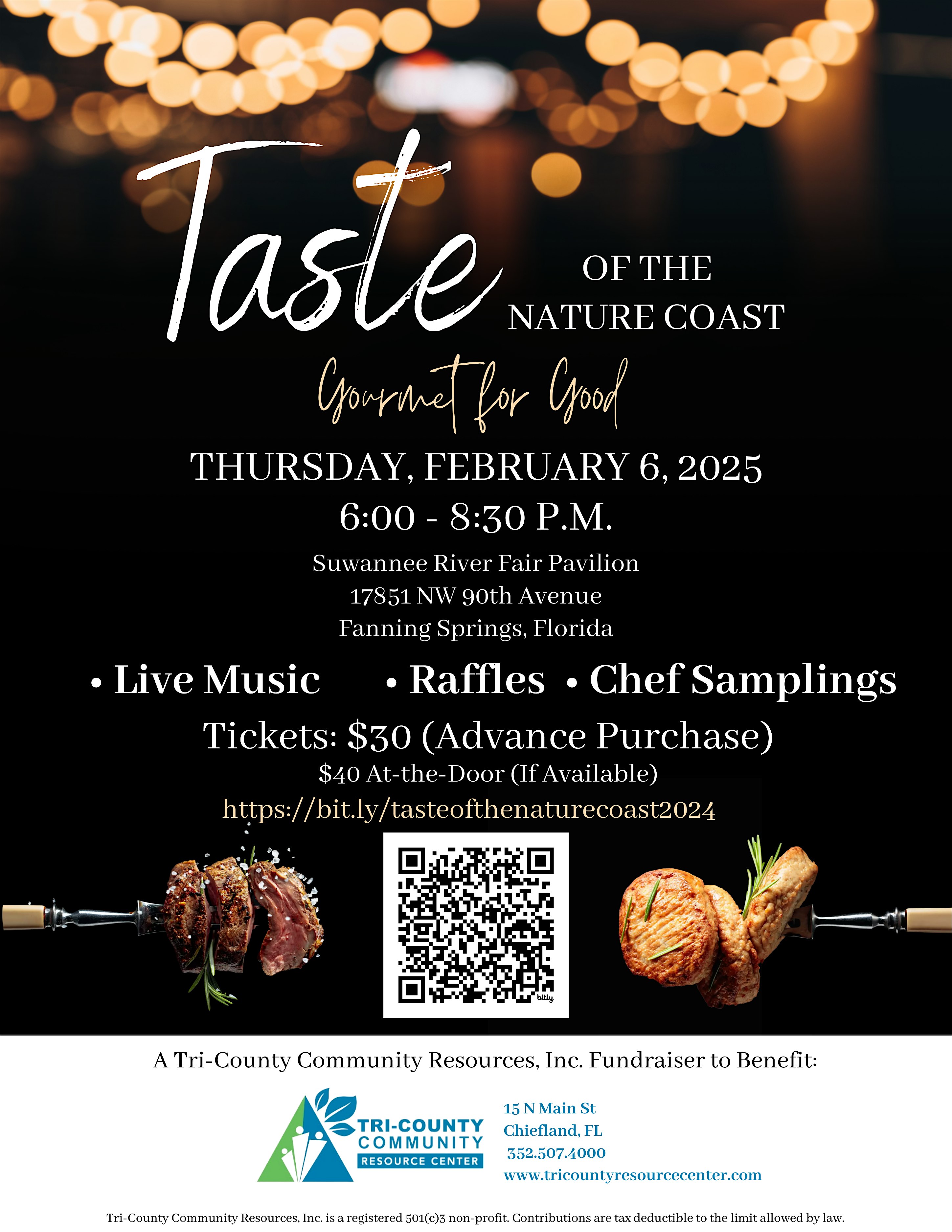 Taste of the Nature Coast: Gourmet for Good! – Fanning Springs, FL