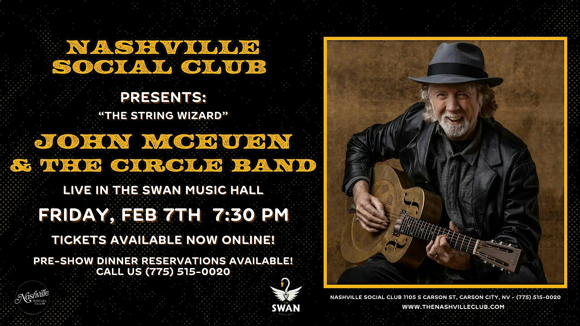 John McEuen & The Circle Band – Carson City, NV