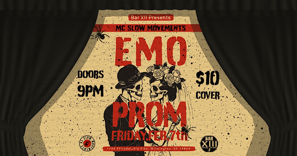 Broken Hearts Ball: An Emo Valentine’s Prom – Wilmington, DE