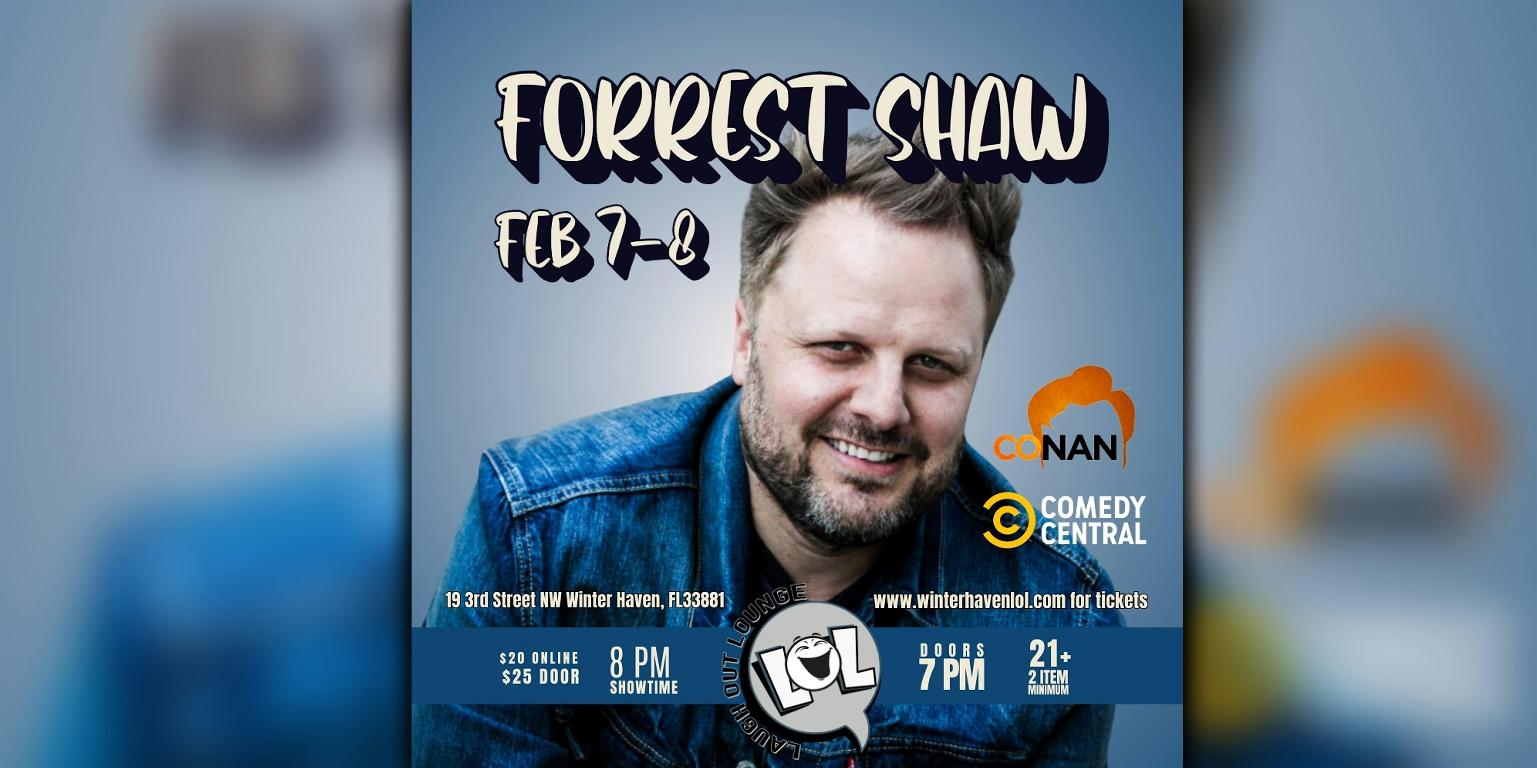 Forrest Shaw from Comedy Central! (Friday Night) – Winter Haven, FL