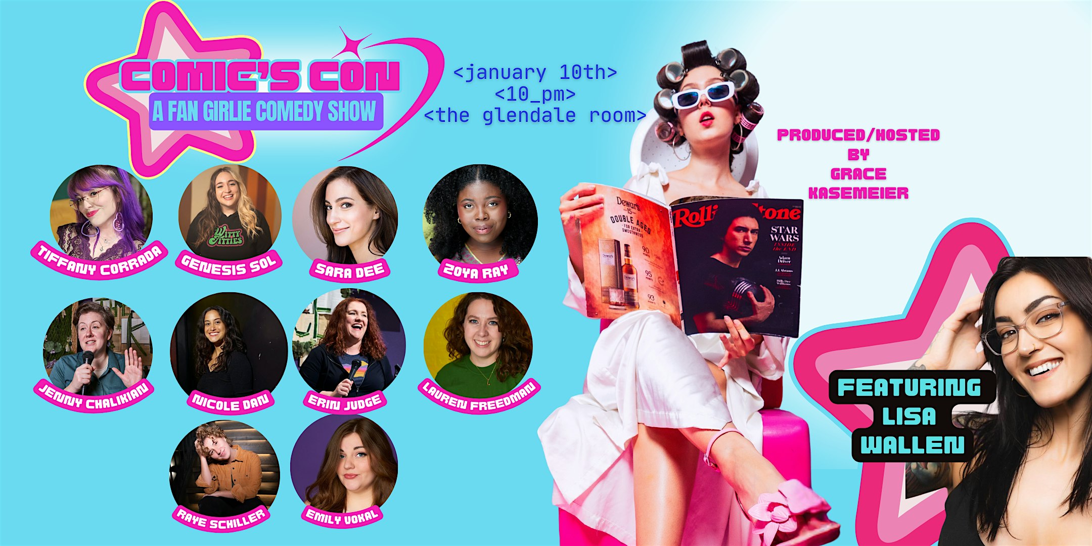 RESCHEDULED Comic’s Con: A Fangirlie Comedy Show – Glendale, CA