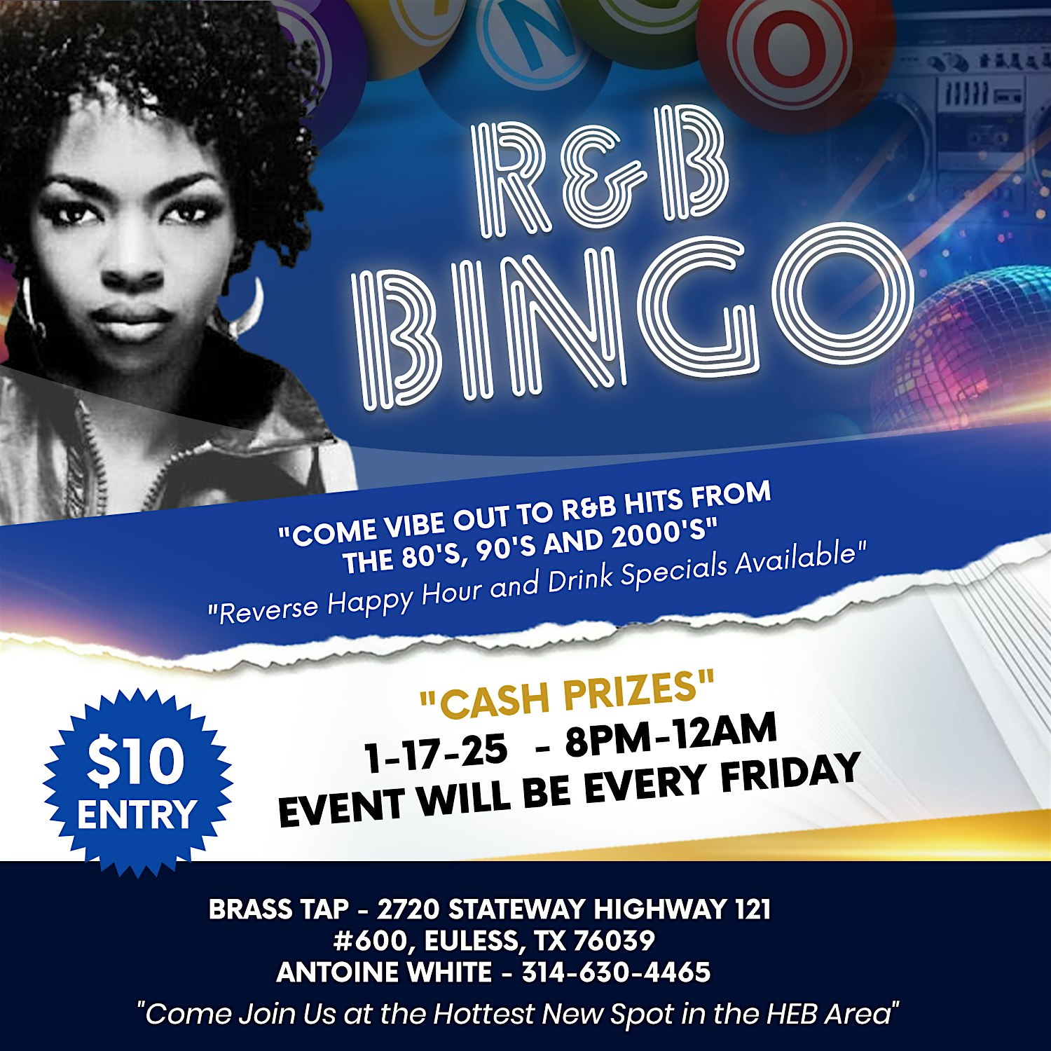 R&B BINGO – Euless, TX