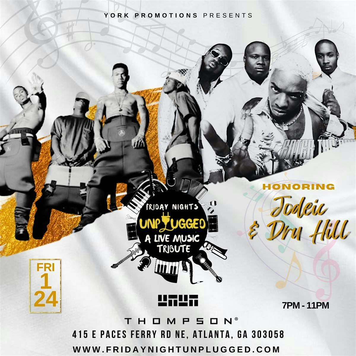 Friday Night: Unplugged – Jodeci & Dru Hill Live Music Tribute – Atlanta, GA