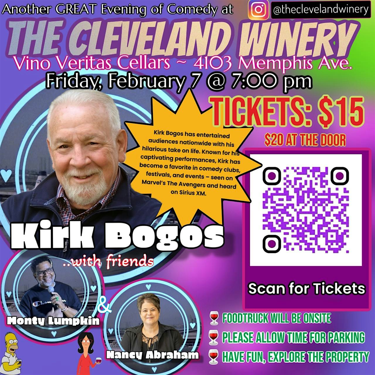 Another Great Evening of Comedy at The Cleveland Winery – Cleveland, OH