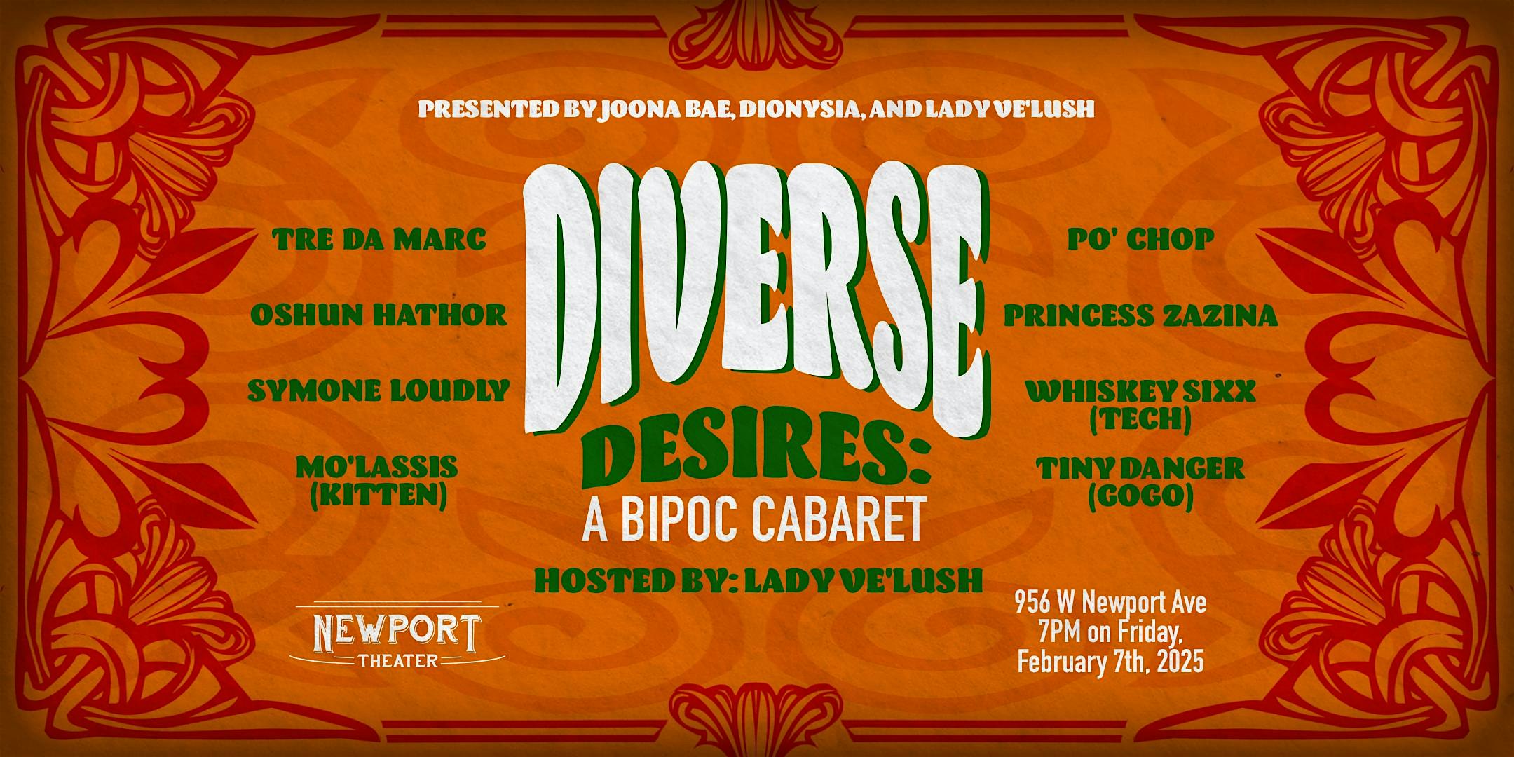 Diverse Desires: A BIPOC Cabaret! – Chicago, IL