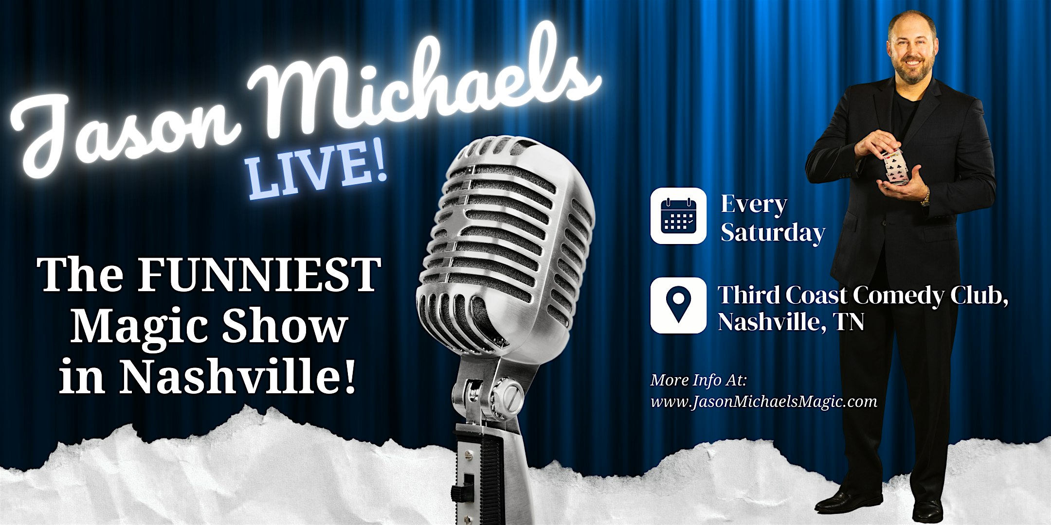 Jason Michaels Live-The Funniest Magic Show in Nashville – Nashville, TN