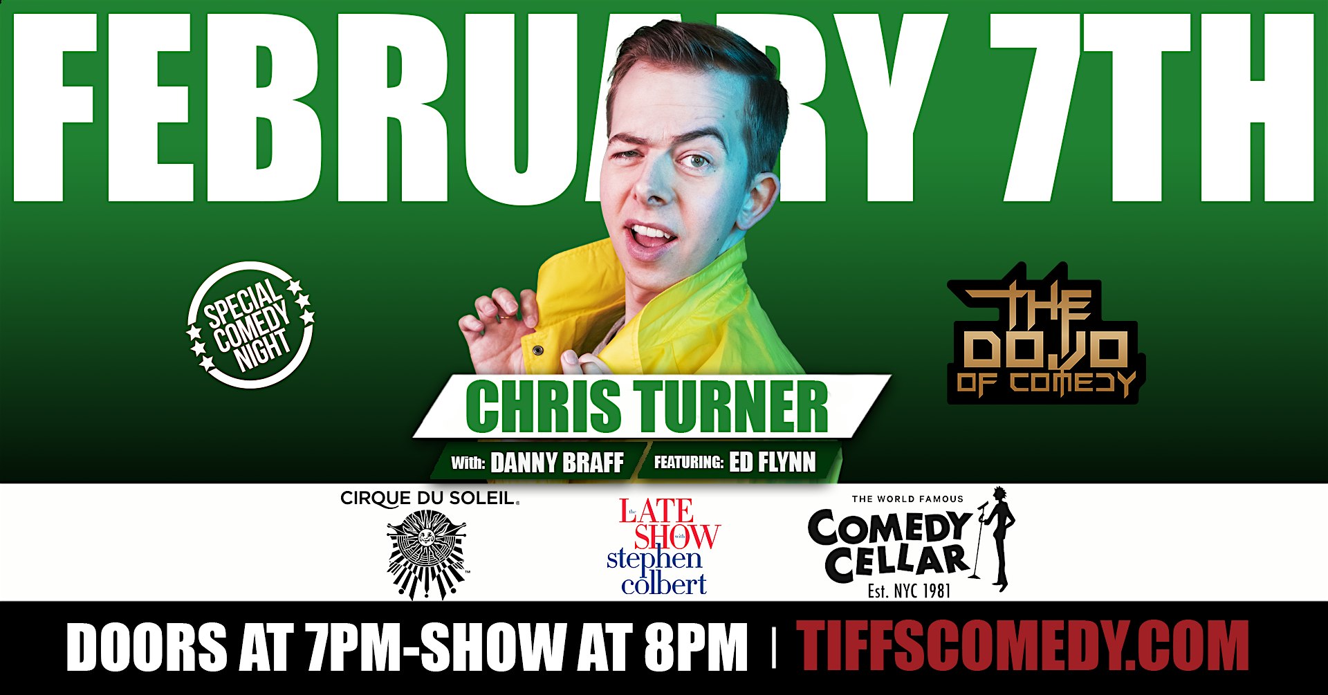 The Dojo of Comedy at Tiffs w/ Chris Turner – Morris Plains, NJ