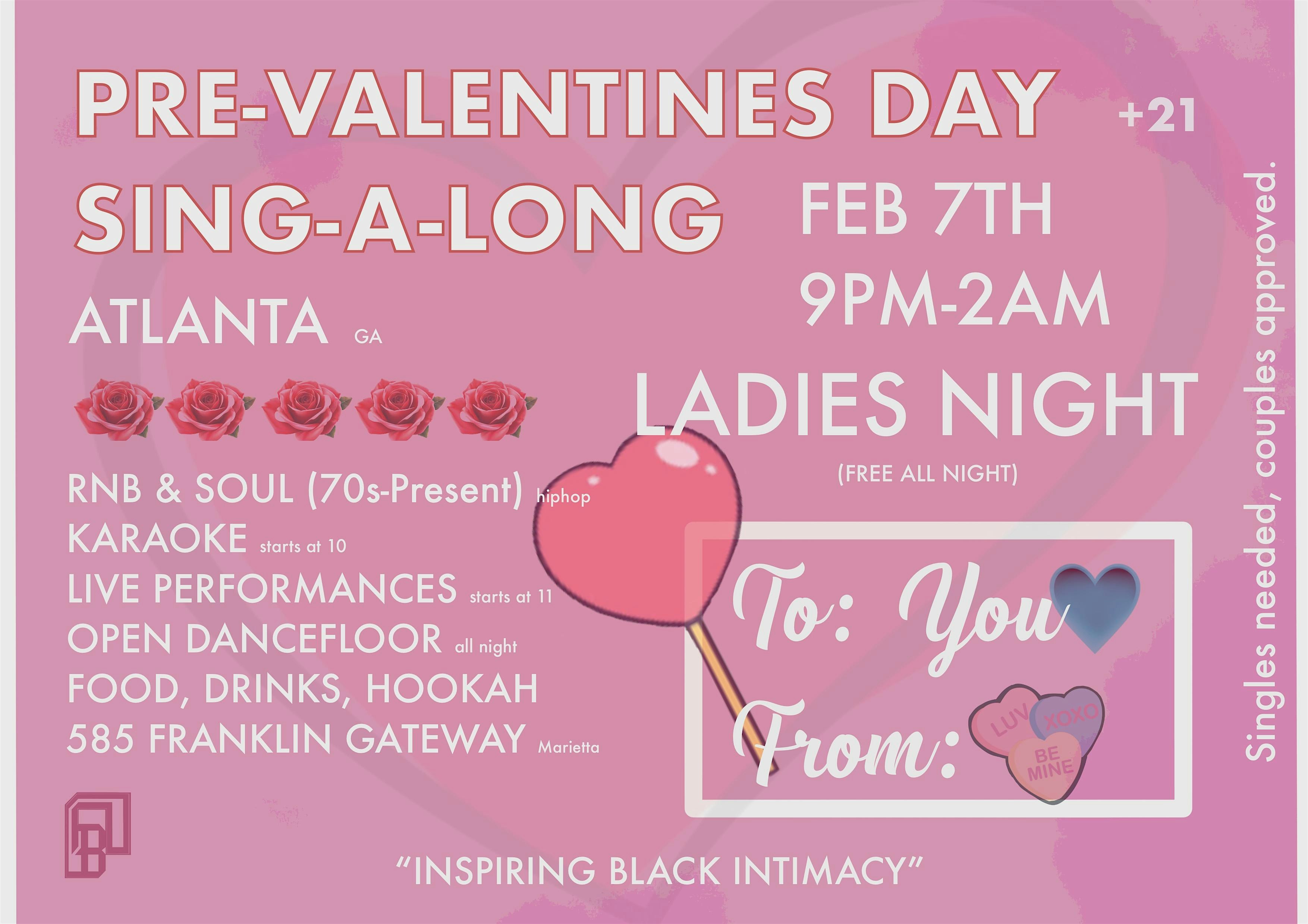 PRE-VALENTINES DAY SING-A-LONG – Marietta, GA