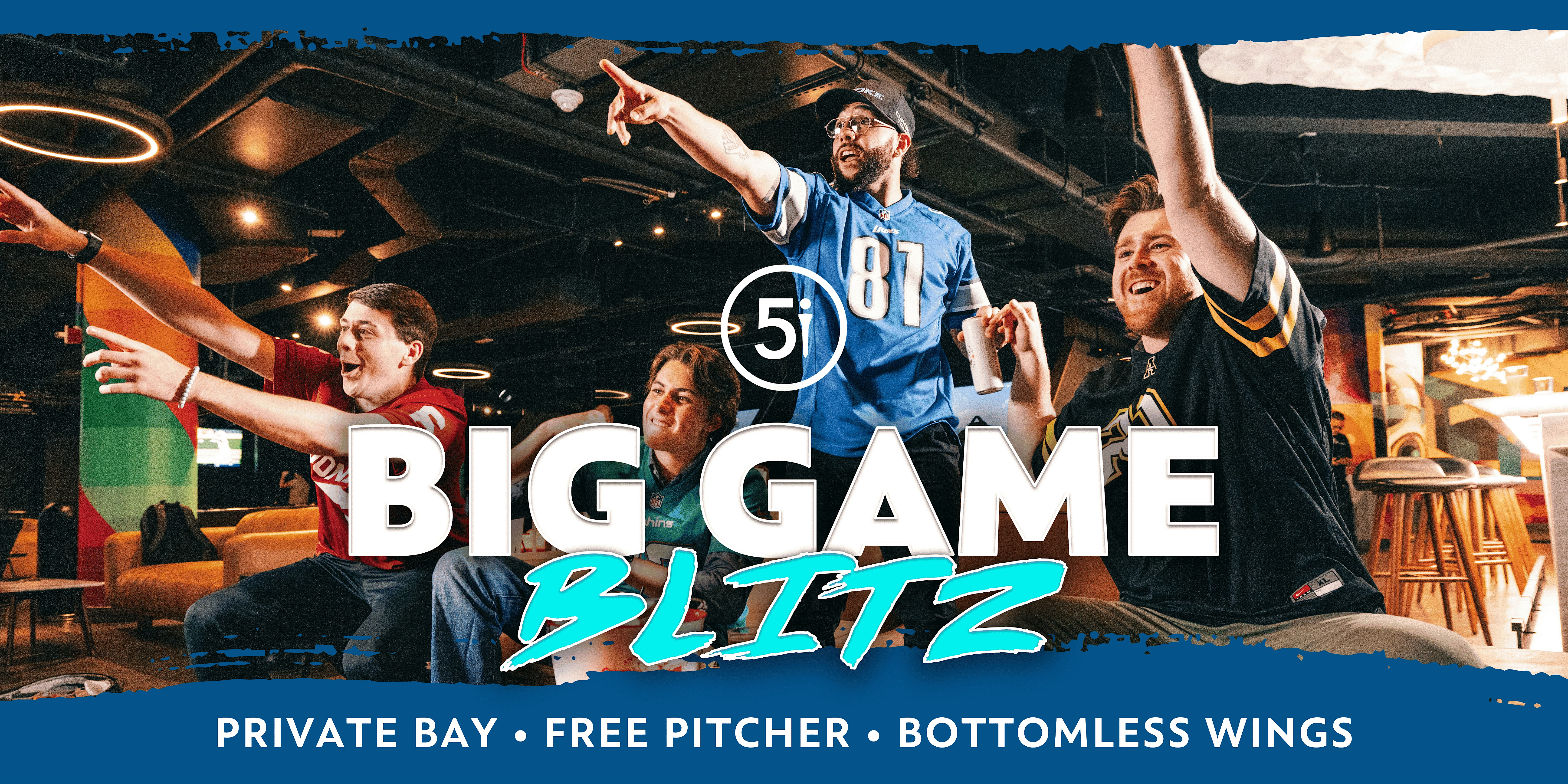 Big Game Blitz @ Five Iron Golf – The Loop – Chicago, IL