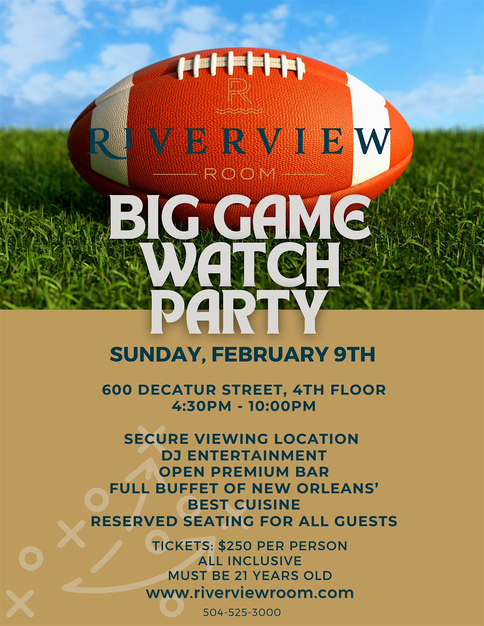 Big Game Watch Party – New Orleans, LA