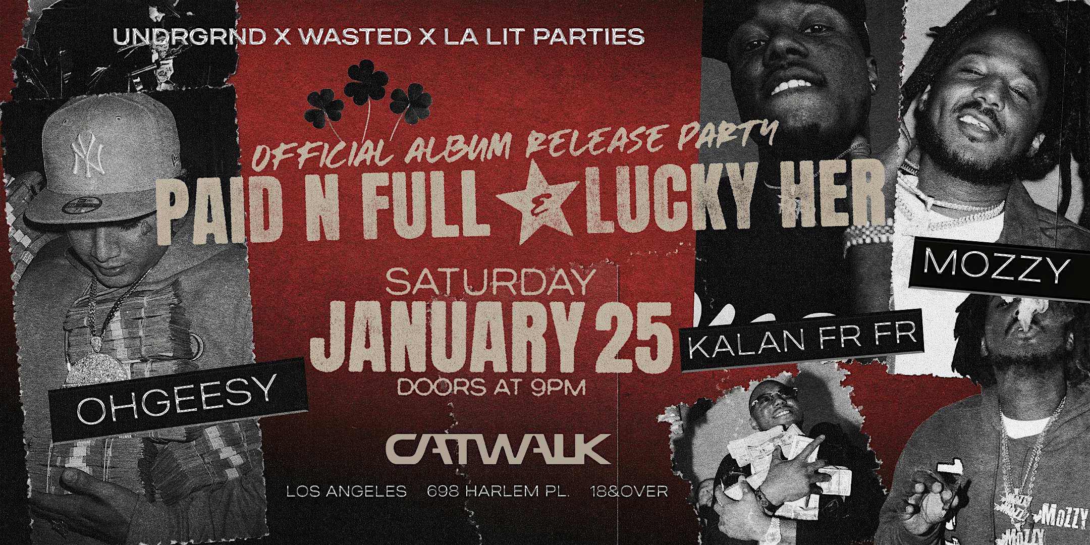 Los Angeles: OHGEESY, KALAN.FRFR & MOZZY Live @ Catwalk Club [18+] – Los Angeles, CA