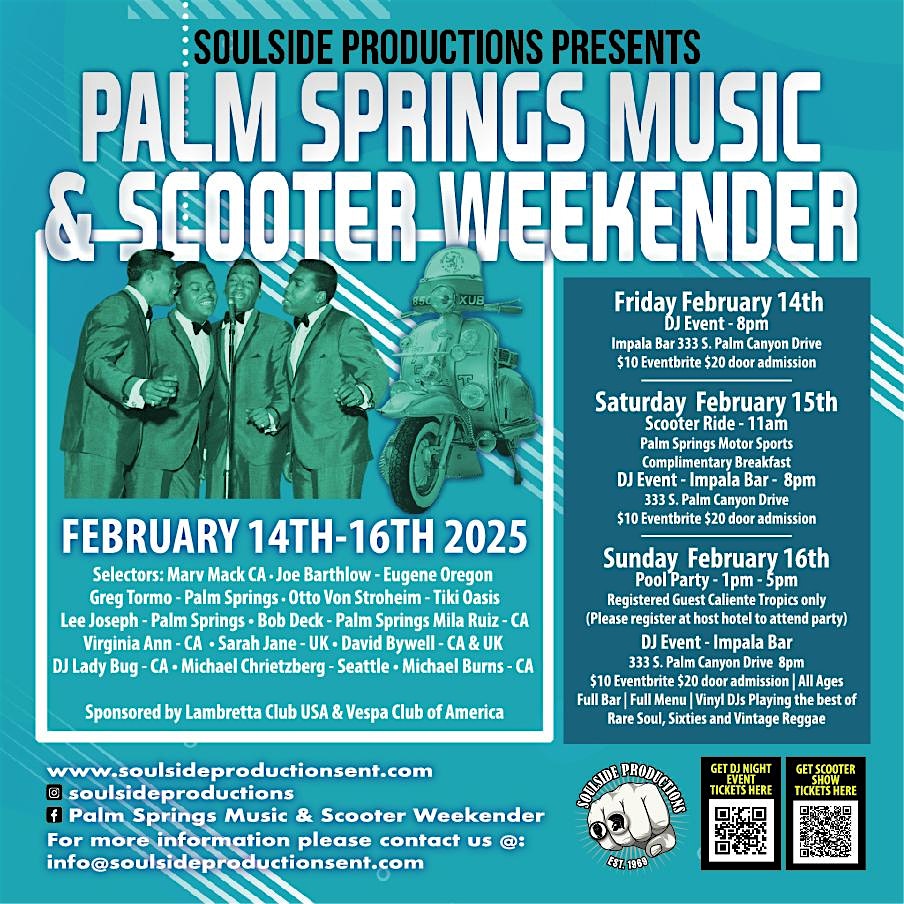 PALM SPRINGS MUSIC WEEKENDER – SATURDAY ADMISSION – Palm Springs, CA