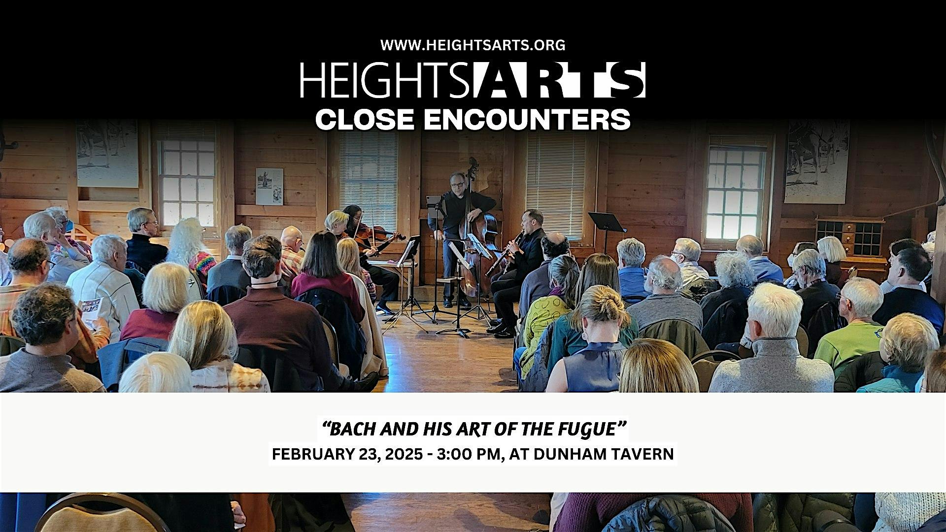 Close Encounters |Bach and his Art of the Fugue – Cleveland, OH