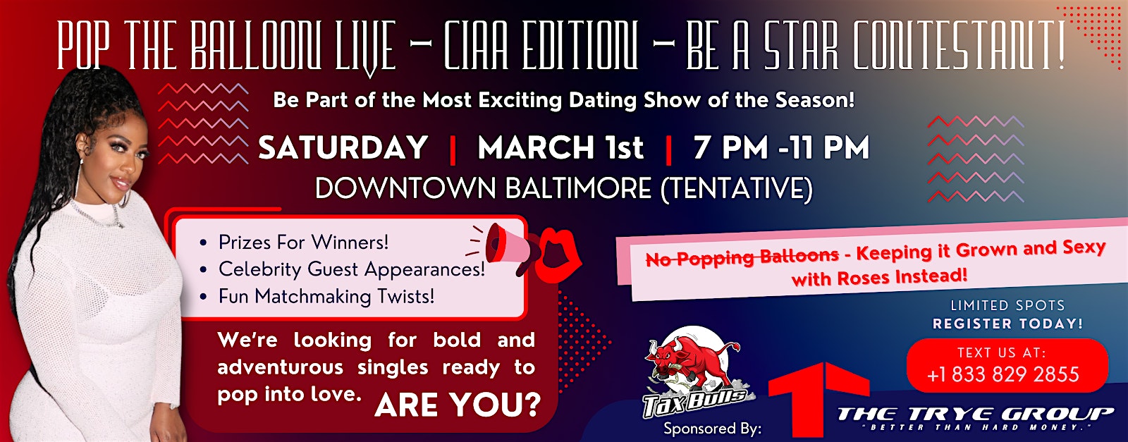 Pop The Balloon with a Twist: CIAA Edition Live Audience – Baltimore, MD