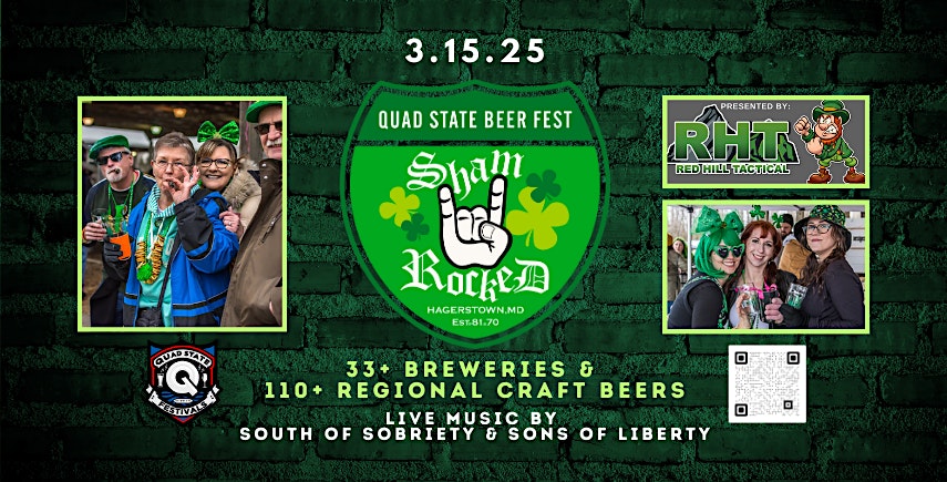 Quad State Beer Fest: SHAMROCKED! 2025 – Boonsboro, MD