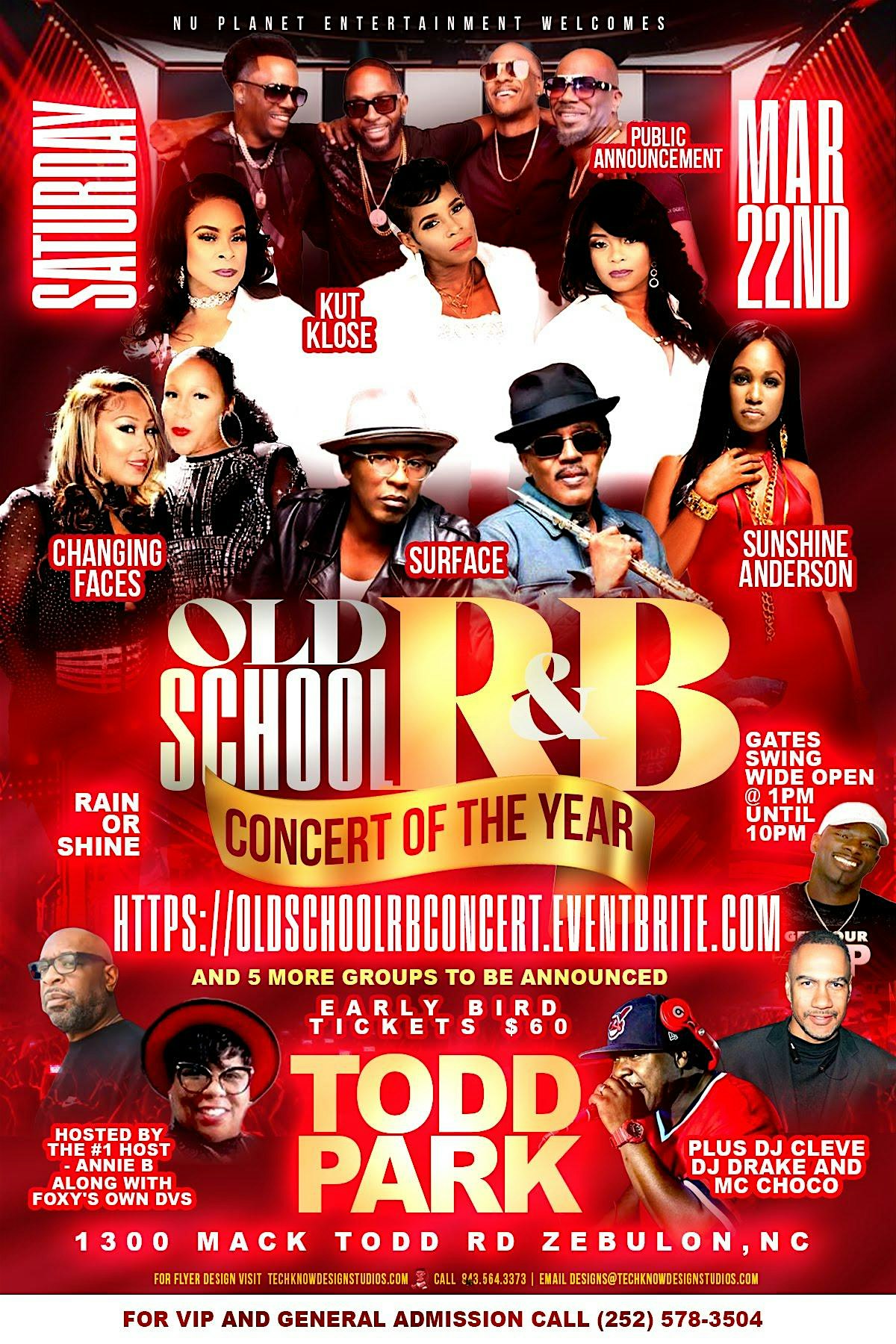 OLD SCHOOL R&B -CONCERT OF THE YEAR – Zebulon, NC