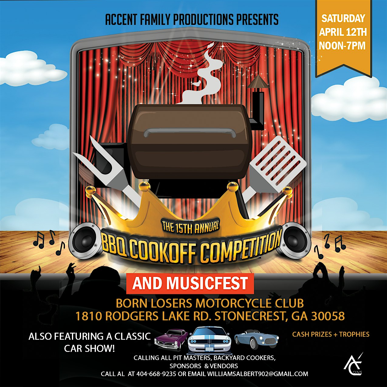 15th Annual BQ CookOff, Car Show & Music Festival – Lithonia, GA