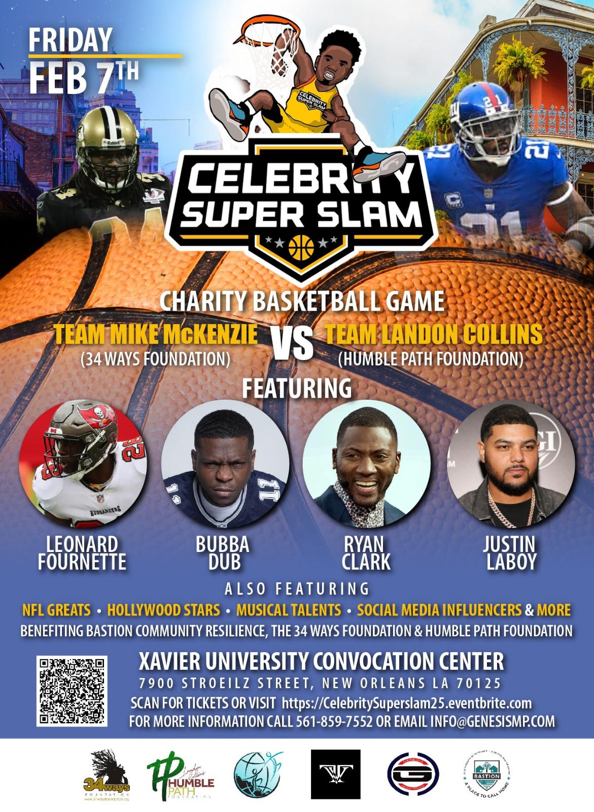 Celebrity SuperSlam at the XULA Convocation Center – New Orleans, LA