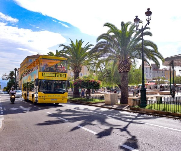 Ajaccio: Town Highlights and Coast Open-Top Bus Tour – Corsica, France