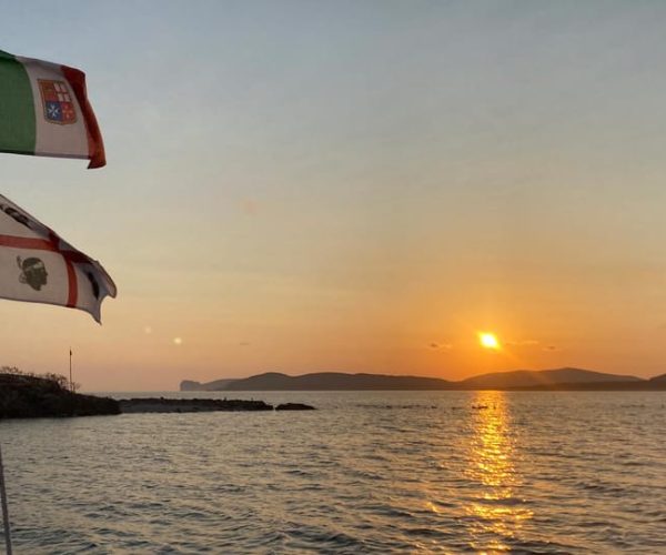 Alghero: Vintage boat sailing class excursion at sunset – Sardinia, Italy