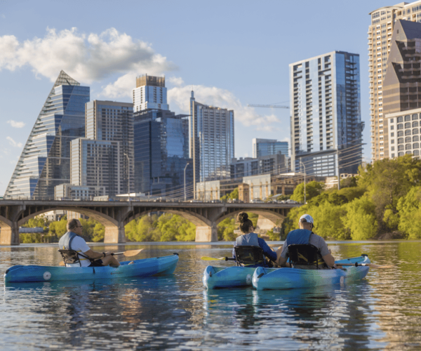 Austin: Kayaking Tour through Downtown to Barton Springs – Austin, Texas