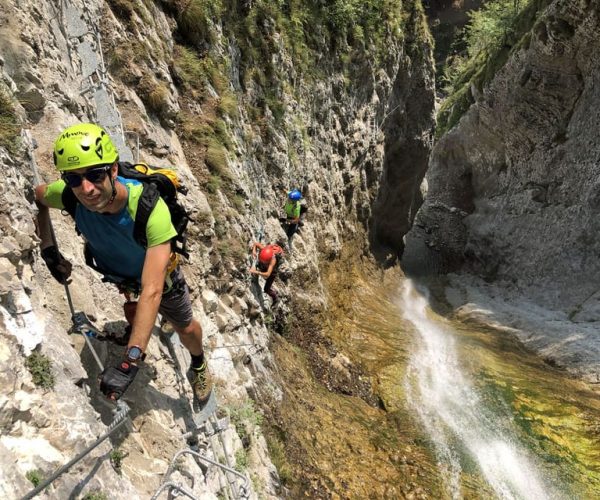 Ballino: Rio Ruzza Via Ferrata Trip with Mountain Guide – Trentino-South Tyrol, Italy