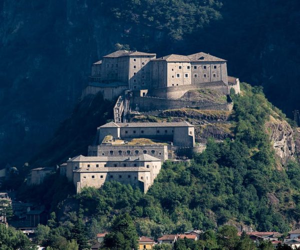 Bard Fort: access to the Fortress and Museum of Alps – Piedmont, Italy