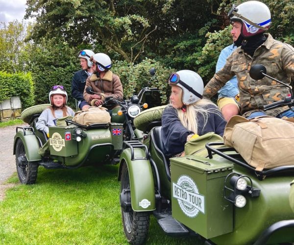 Bayeux: 2-hour tour of the D-Day beaches, by vintage sidecar – Normandy, France