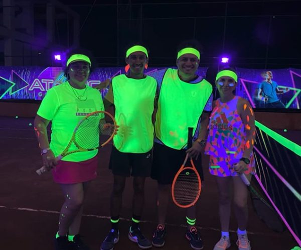 Cancun: Tennis Black-light Experience at RN Tennis Center – Cancun, Mexico