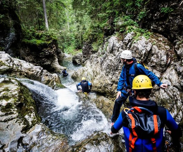 Canyoning Schwarzwasserbach in the Kleinwalsertal – Bregenzerwald, Austria