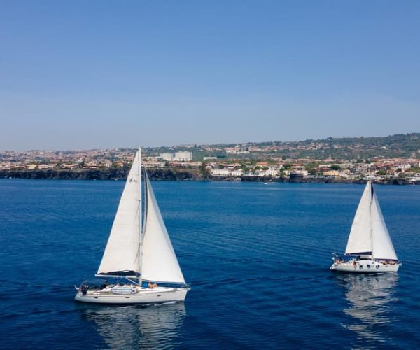 Catania: Cyclops Coast Sailboat Tour with Snorkel & Prosecco – Catania, Italy