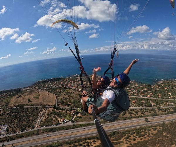 Cefalù: Paragliding Flight with Instructor and GoPro10 Video – Sicily, Italy