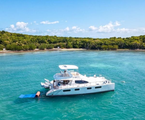 Fajardo: Private 47-F Catamaran Cruise with Drinks and Snack – Fajardo, Puerto Rico