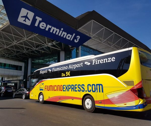 Fiumicino Airport: Shuttle Bus to/from Naples City Center – Naples, Italy