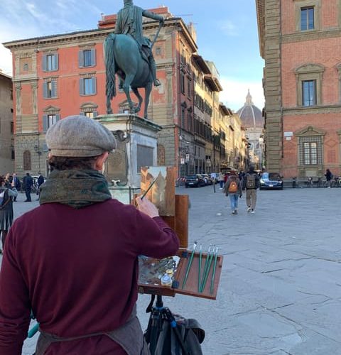 Florence: paint&wine activity – Florence, Italy