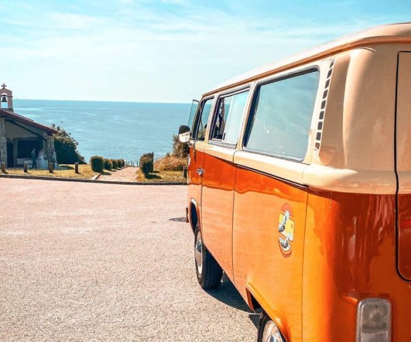 French Basque Country Coastline tour in a 70’sVW Van – Nouvelle-Aquitaine, France