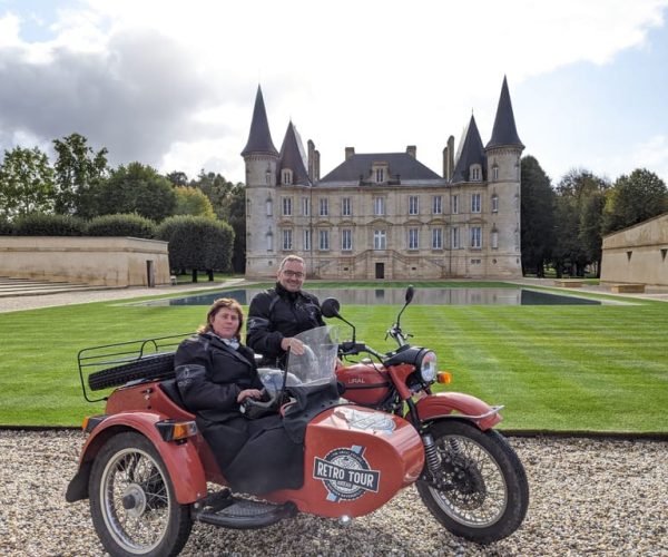 From Bordeaux: Médoc Vineyard and Chateau Tour by Sidecar – Nouvelle-Aquitaine, France