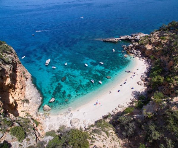 From Cala Goloritzè: Cala Mariolu and Cala Luna Boat Tour – Sardinia, Italy