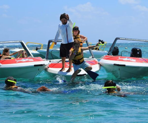 From Cancun: Punta Nizuc Speedboat Snorkeling Trip – Cancun, Mexico