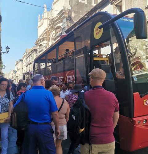 From Catania: Etna tour by Panoramic Bus – Catania, Italy